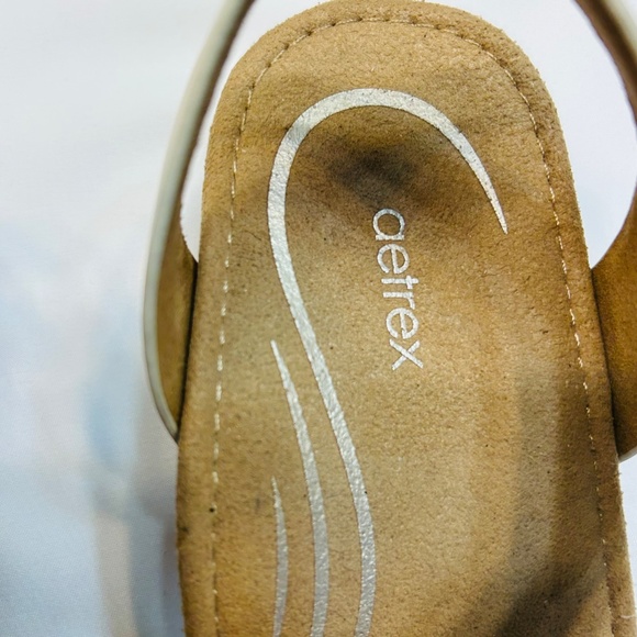 Aetrex Tamara Orthotic Asym Strap Sandals. New Without Tags - Picture 2 of 9